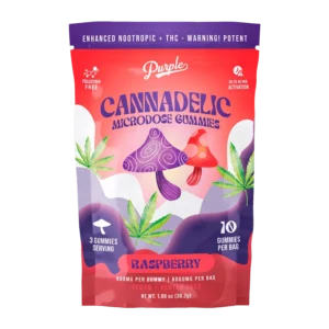 purple mushroom gummies raspberry (6000mg)